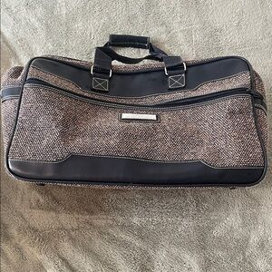 Vintage Jordache Elegant tweed carry on Bag